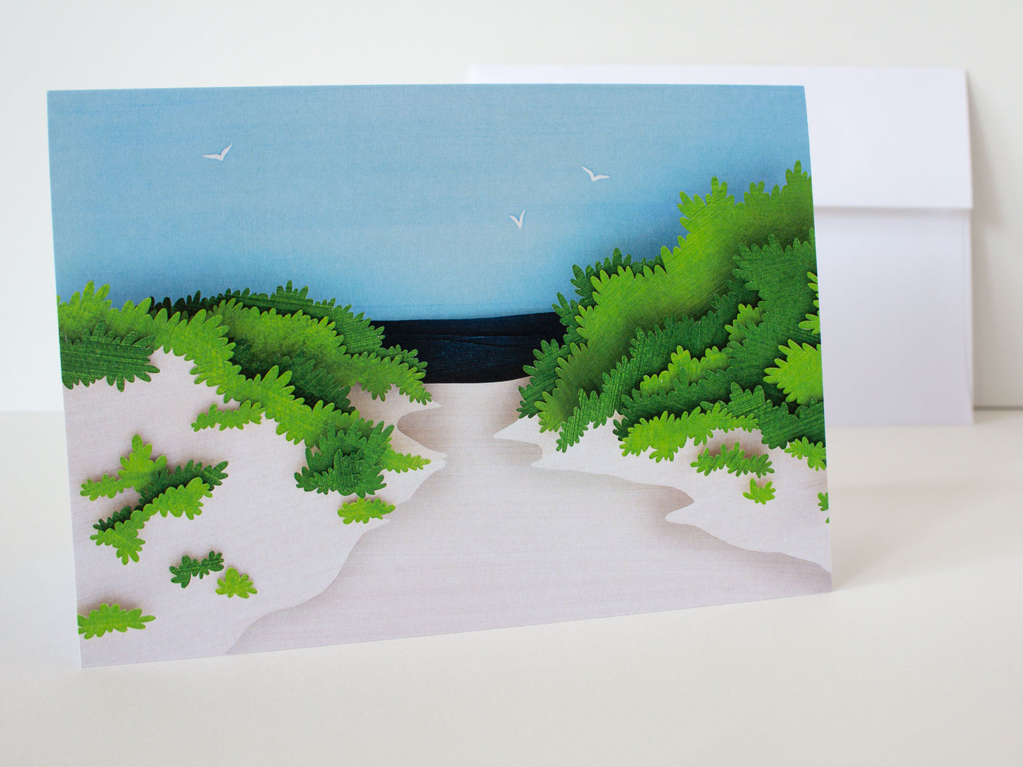 Lambert's Cove Path, Martha's Vineyard Card