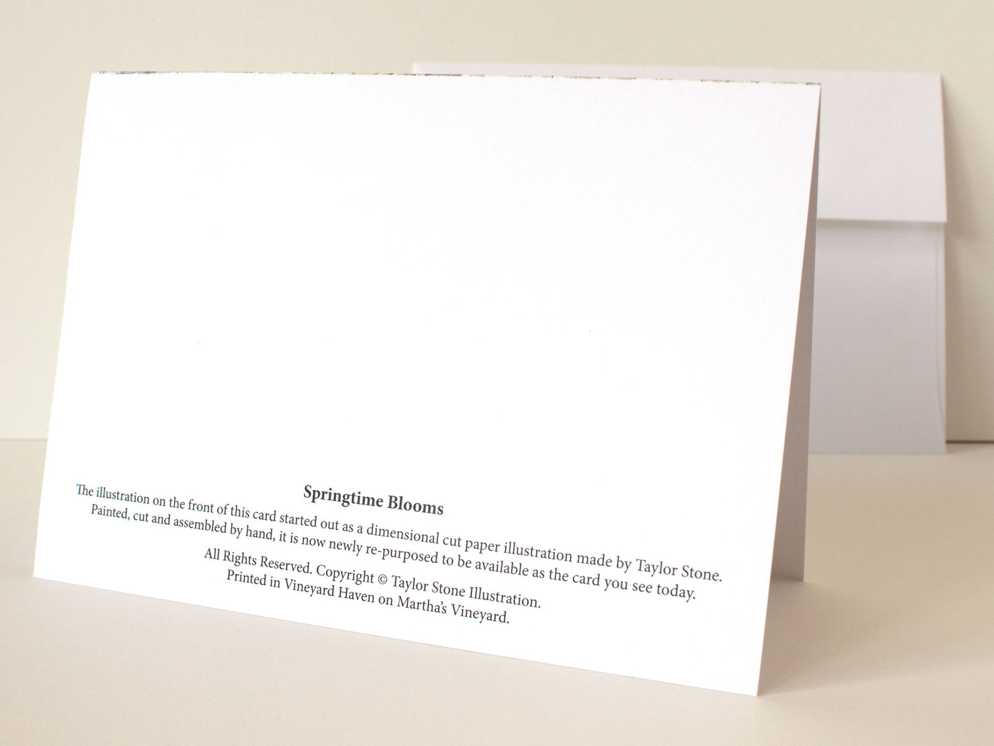 Springtime Blooms Printed Card