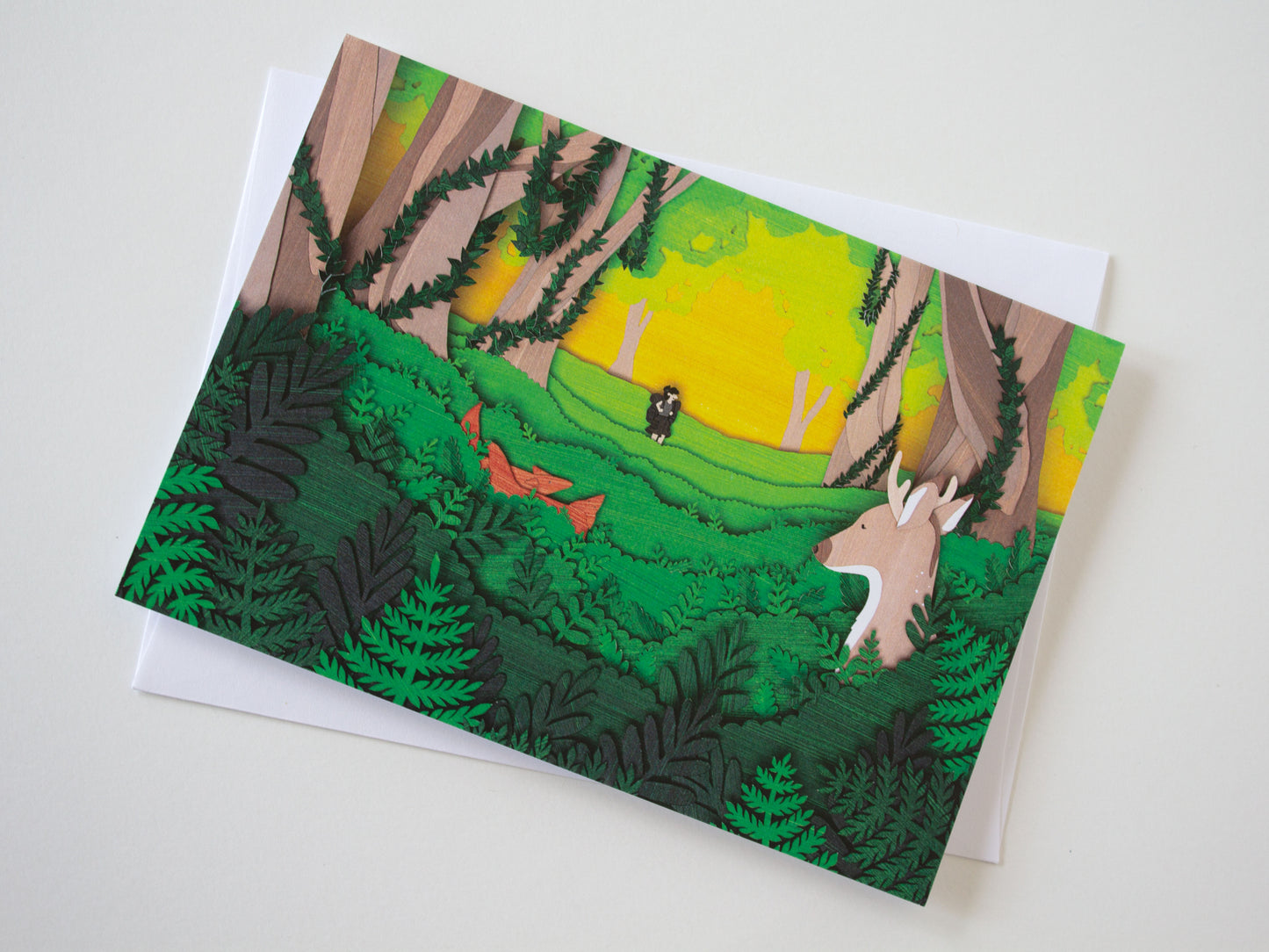 Little Forest Explorer Printed Card