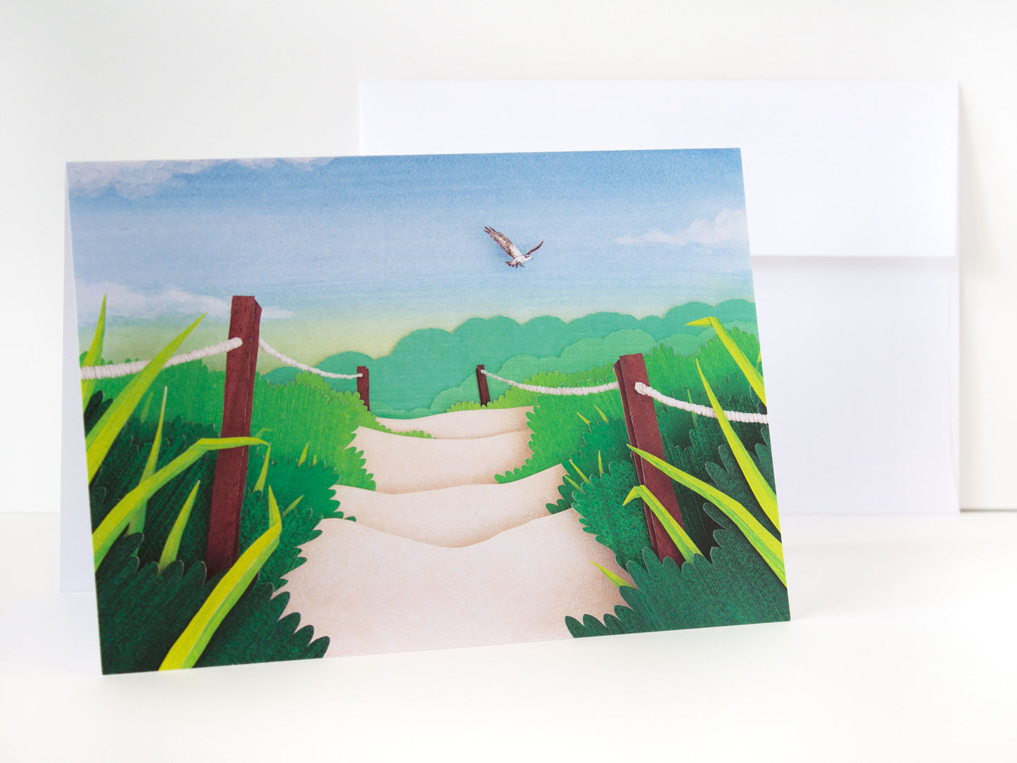 The Journey Home for Dinner Folded Card