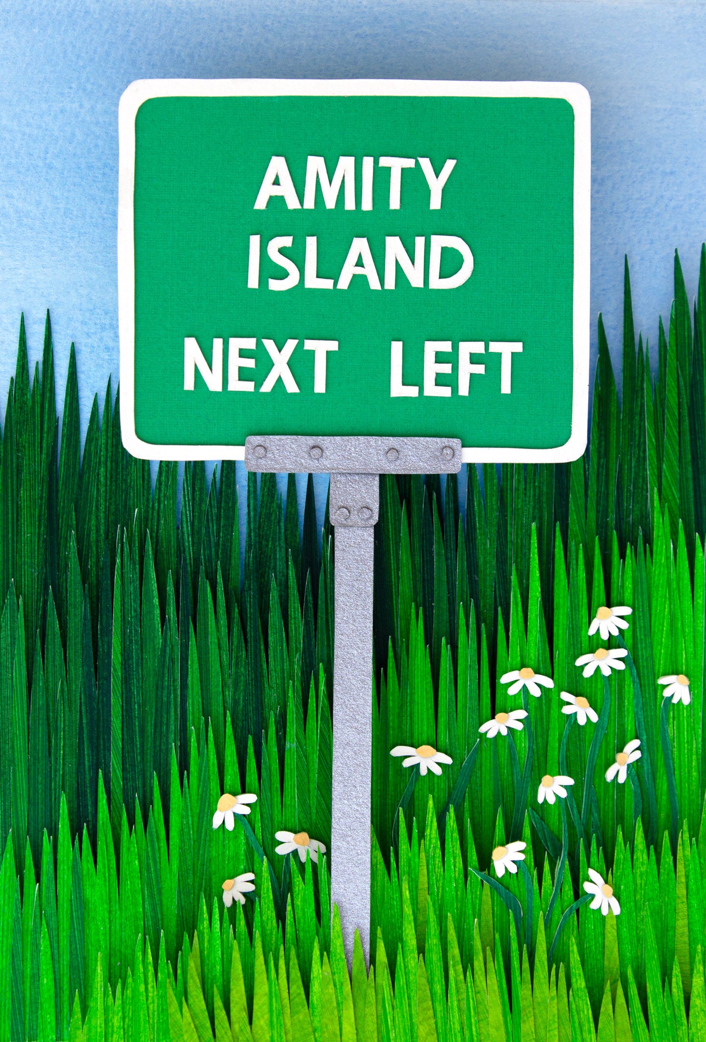 Amity Island Next Left Folded Card
