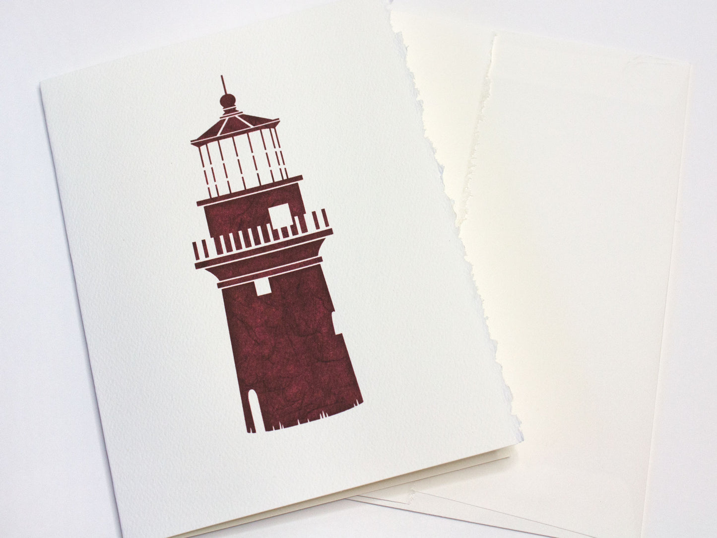 Lighthouse Card: Gay Head (Aquinnah) Lighthouse, Martha's Vineyard