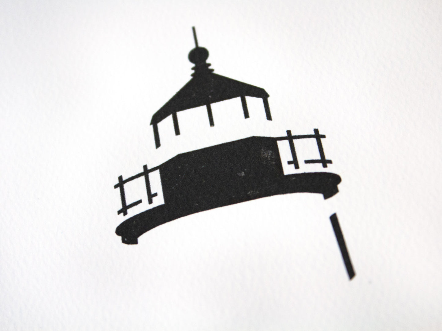 Folded Lighthouse Card: Cape Poge Lighthouse, Martha's Vineyard