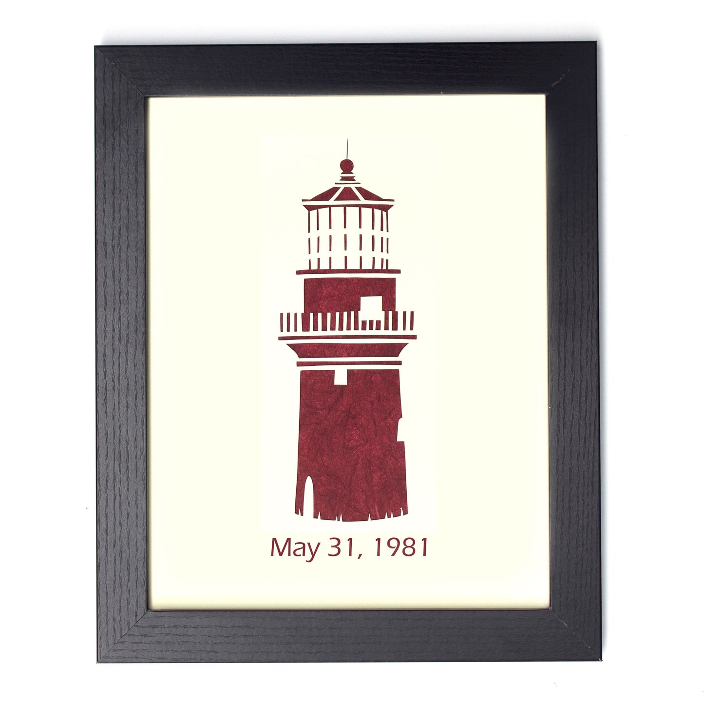 Gay Head Lighthouse Hand Cut Original