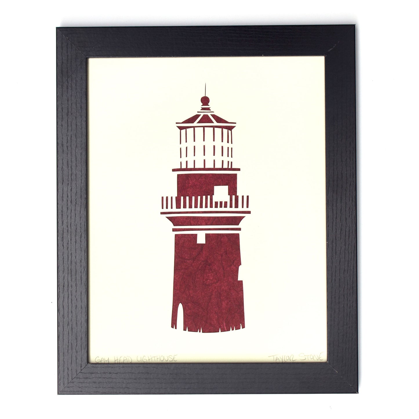 Gay Head Lighthouse Hand Cut Original