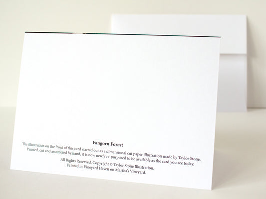 Fangorn Forest with Merry and Pippin Card