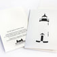 Folded Lighthouse Card: Cape Poge Lighthouse, Martha's Vineyard