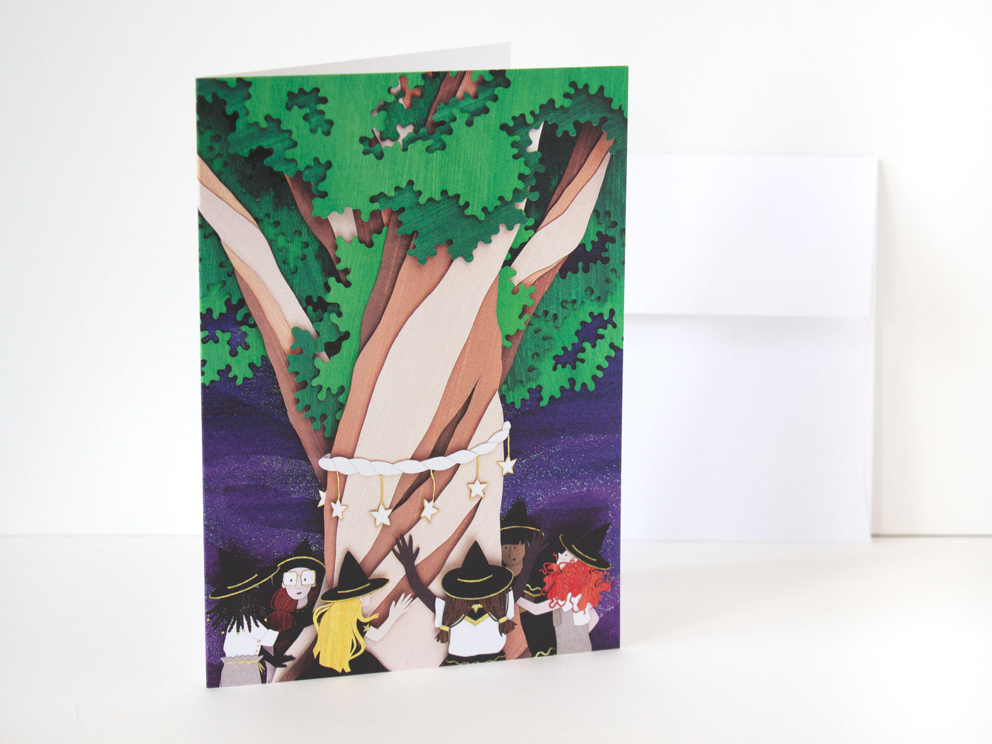 Folded Blank Card "A Witches' Prayer"