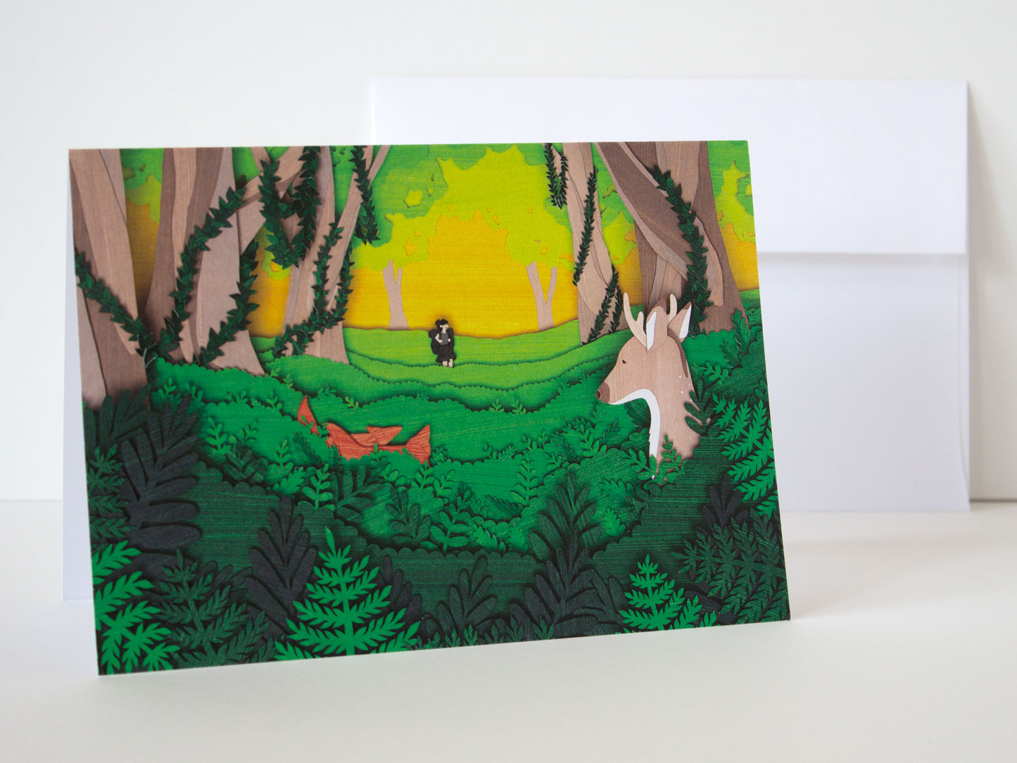 Little Forest Explorer Printed Card