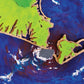"Martha's Vineyard Map...With a Bite" Limited Edition Archival Print
