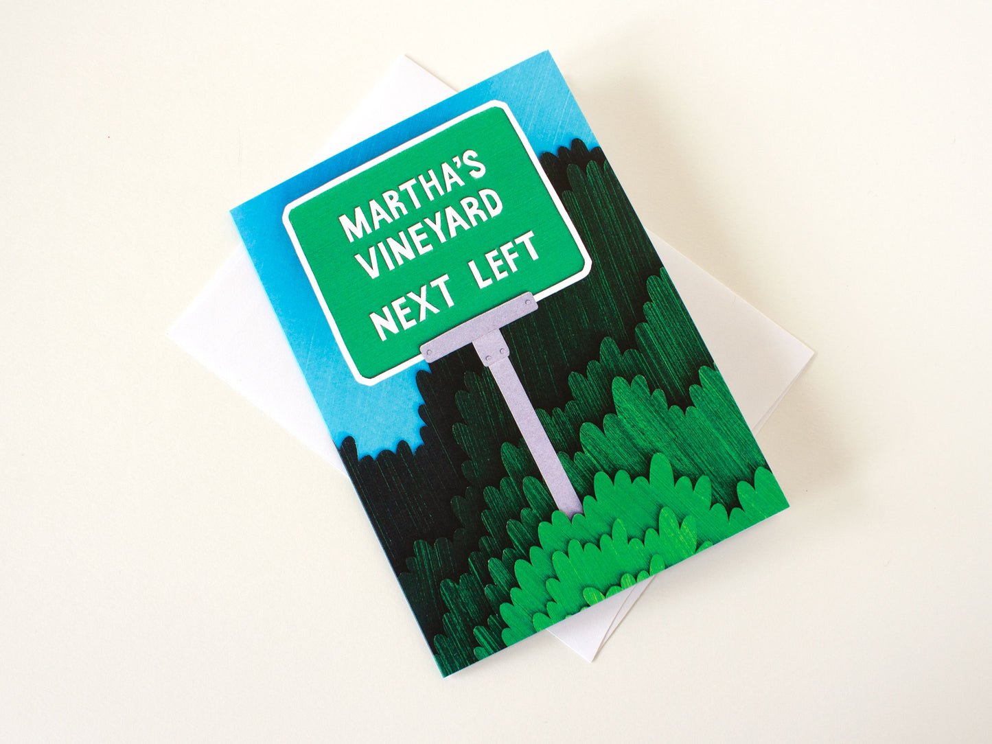 Martha's Vineyard Next Left Folded Card