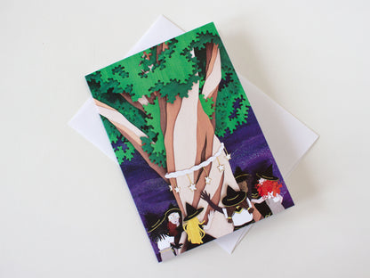 Folded Blank Card "A Witches' Prayer"