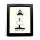 Edgartown Lighthouse Original Cut Paper Illustration