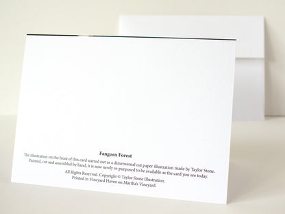 Fangorn Forest with Merry and Pippin Card