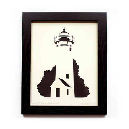 West Chop Lighthouse Hand Cut Original