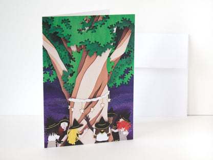 Folded Blank Card "A Witches' Prayer"