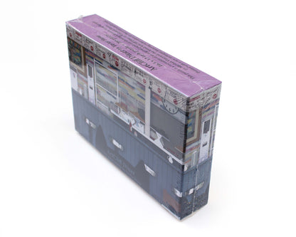 Cute jigsaw puzzle of cut paper illustration of the counter at the ArtCliff Diner in Vineyard Haven, Martha's Vineyard